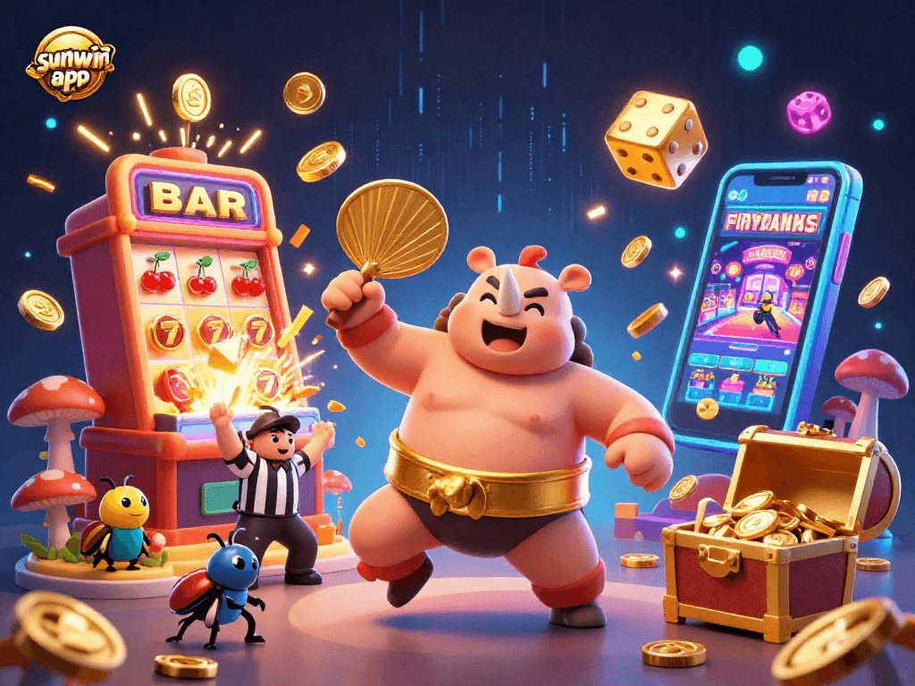 Experience thrilling wins with the sunwin app as the rhinoceros beetle stomps for jackpots!