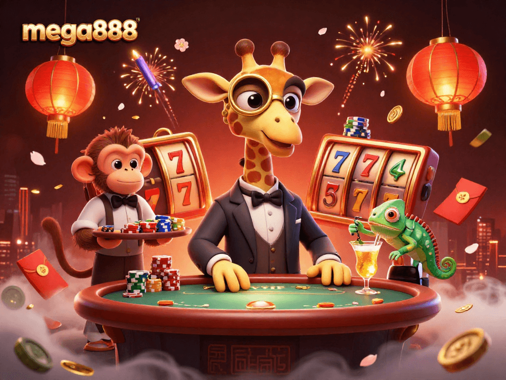 Genggam peluang kemenangan mega888 dengan slot bercahaya dan animator menggoda di kasino maya.