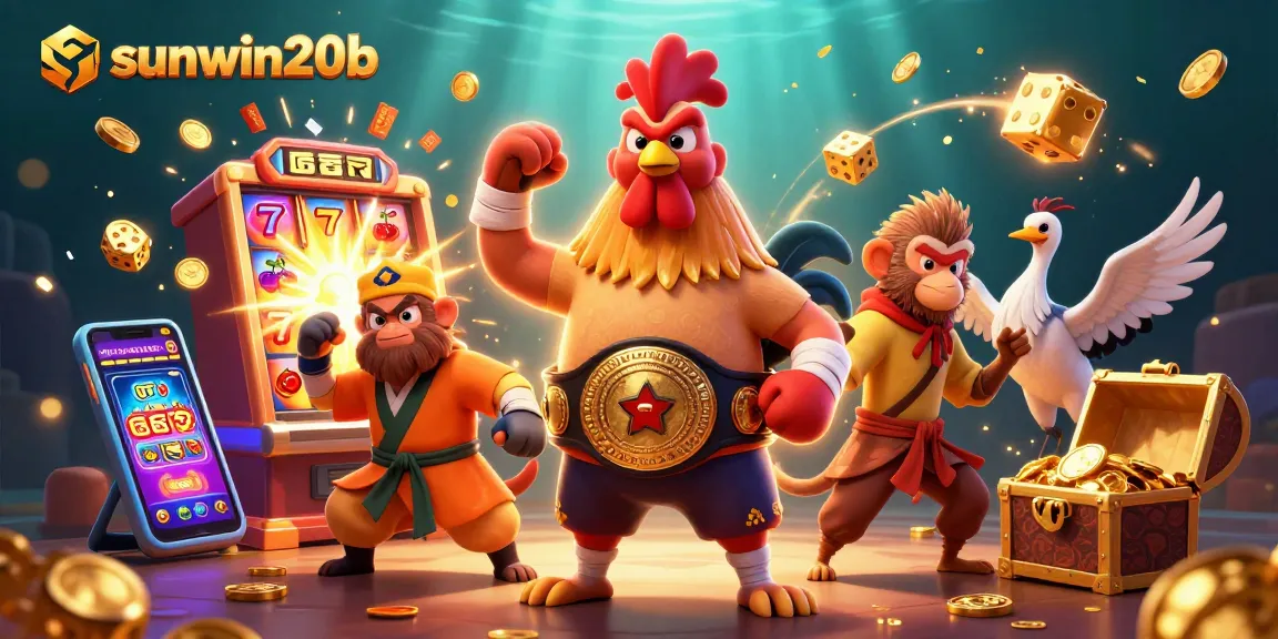 Engage with sunwin20b's exciting gaming experience featuring dynamic characters and vibrant casino elements.