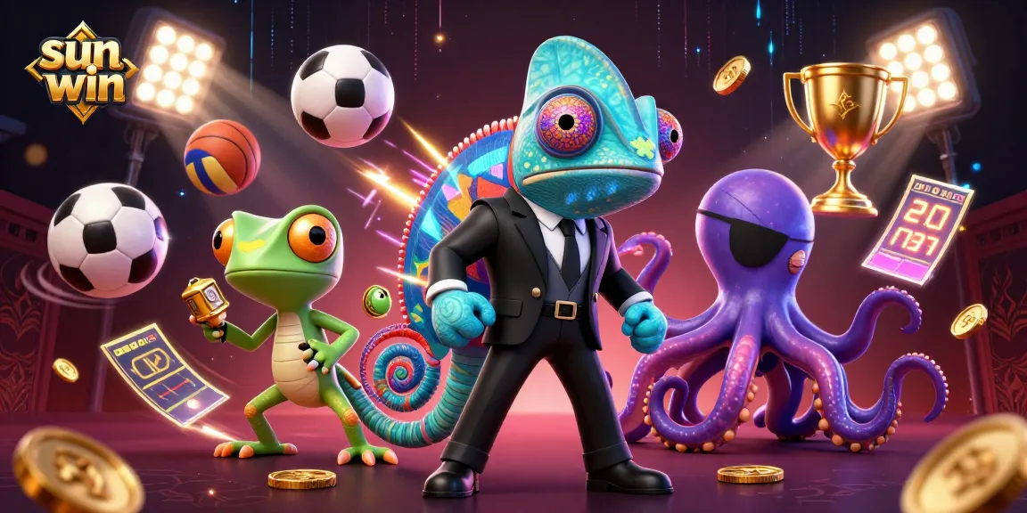 Bet on thrilling moments with sun win as cartoon characters engage in high-stakes sports betting.