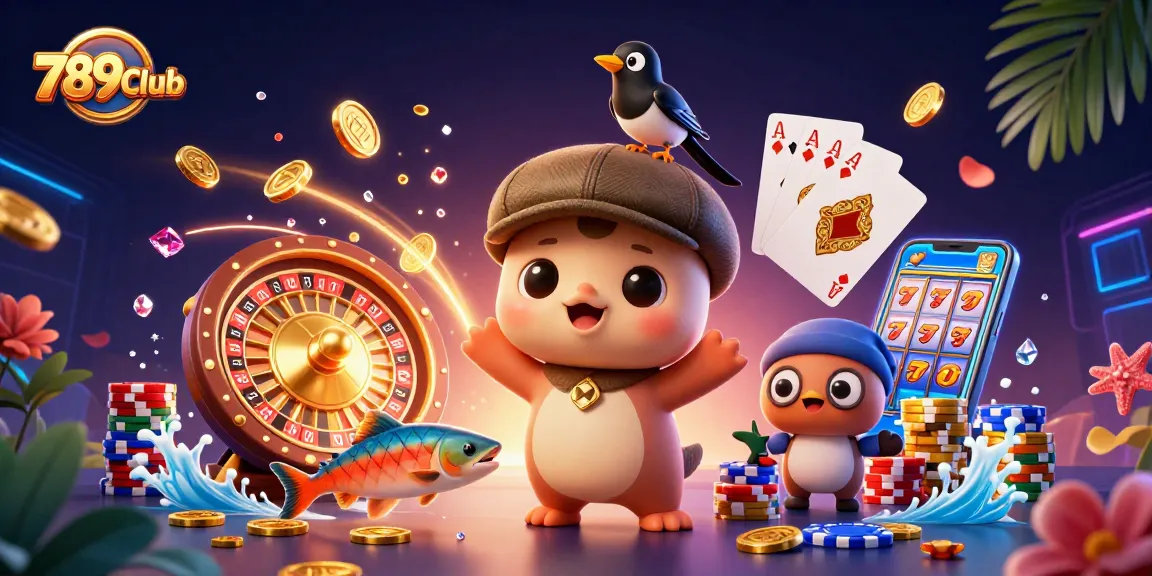 Experience the excitement of winning big at 789Club with vibrant casino games and dynamic 3D visuals.